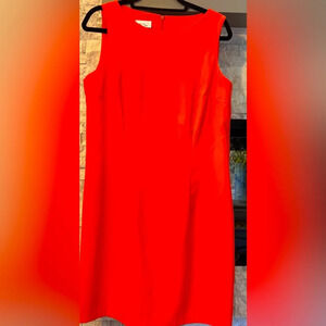Alyx NY size 14 Orange Sheath dress